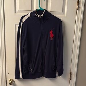 Polo Ralph Lauren Track Jacket Navy and Red